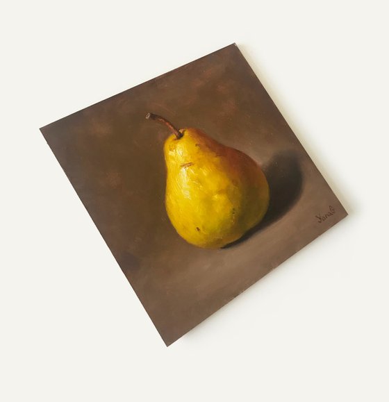 Pear Oil Painting