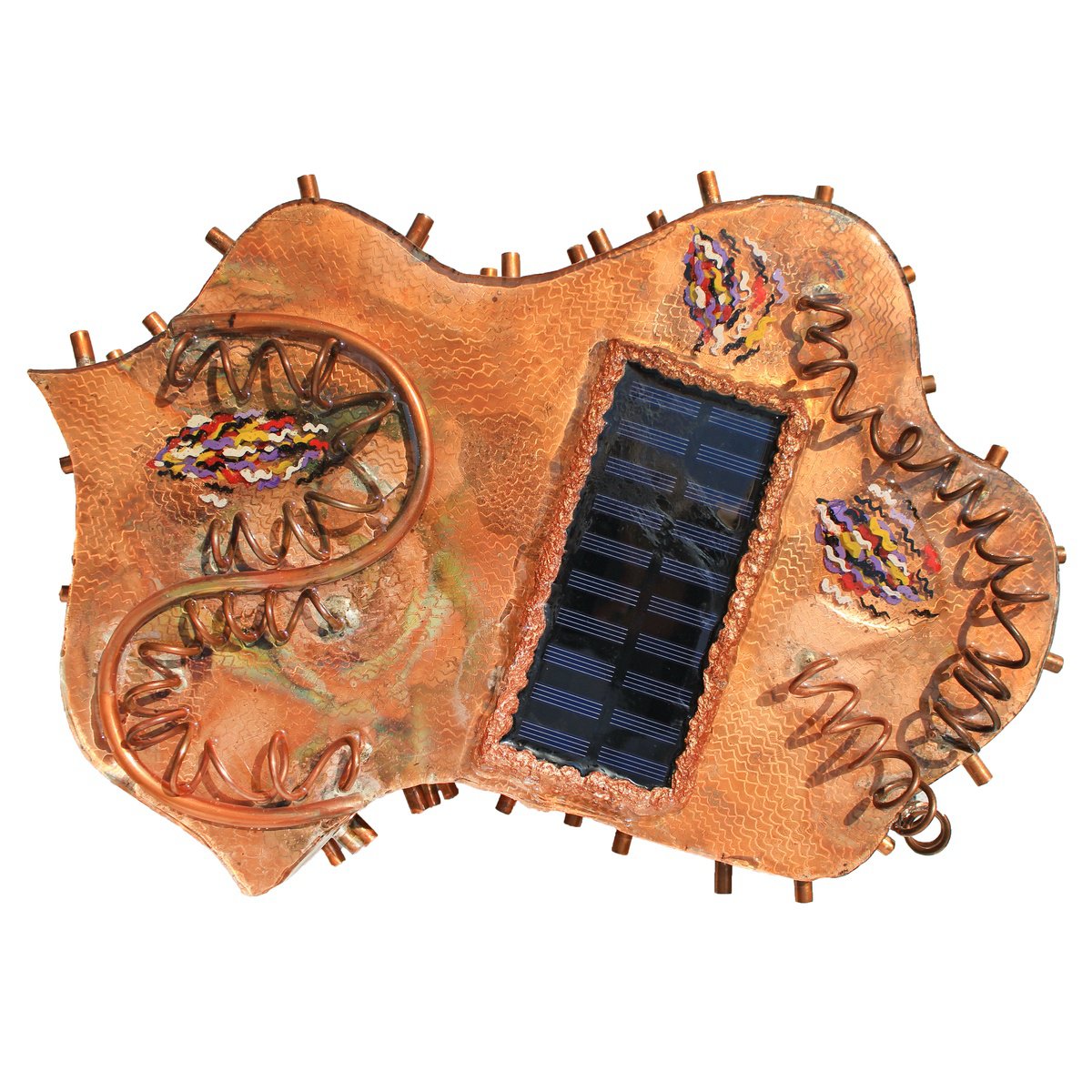 Abstract Sculpture By Tanbelia, 15 X 11", Green Way 4/4, Original Artwork