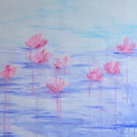 Lilies in Morning Light