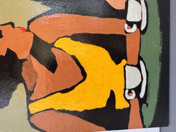 Gossip Girls. Original Painting