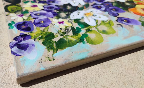 Lilies and Larkspur