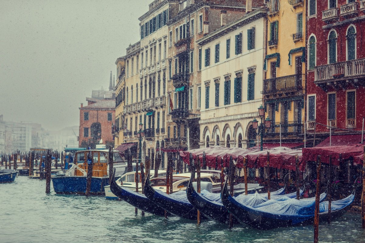 Photorealistic Cityscapes Photograph By Pavel Oskin, 35 X 24", Riva Dei Vin, Original Artwork