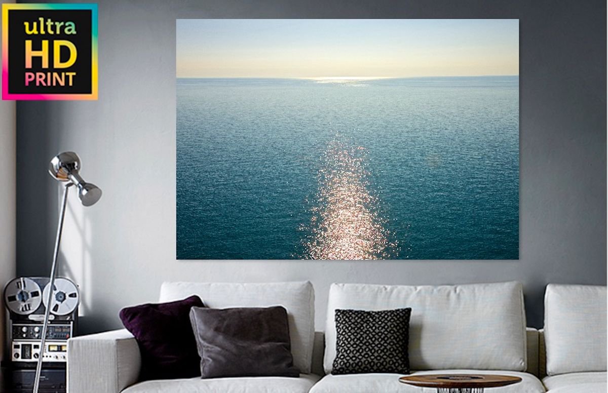 Organic Landscape Photograph By Marc Ehrenbold, 40 X 30", Sun & Sea, Original Artwork