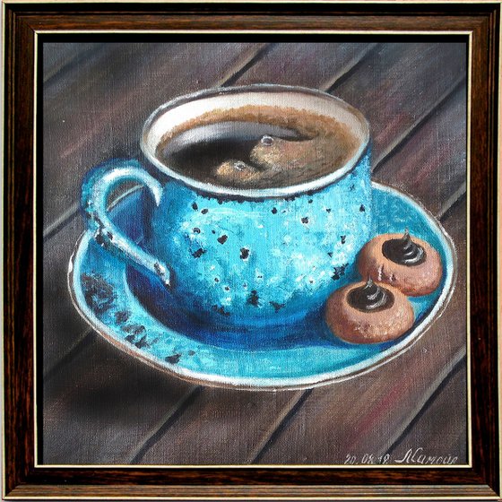 Cup of Brazilian coffee