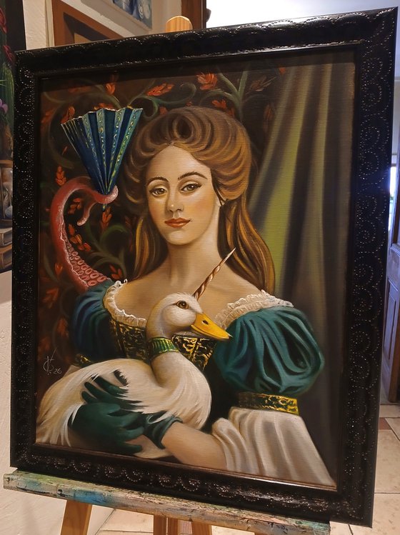 A peculiar unicorn