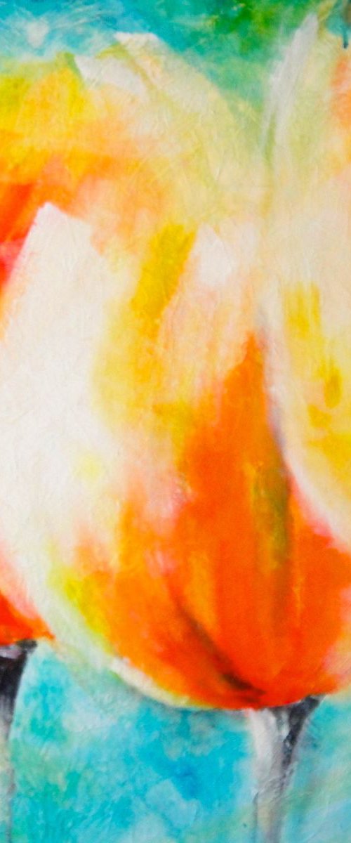 Tulip Morning by louise baker