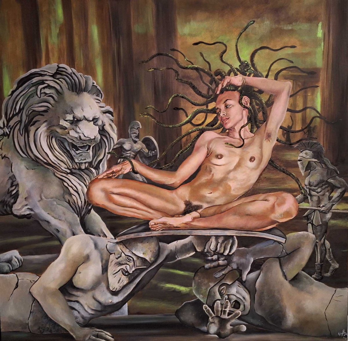 Oil Painting , Medusa