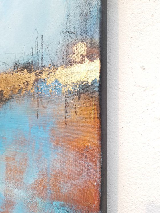 'COPPER HORIZONT’ abstract colorfield | seascape