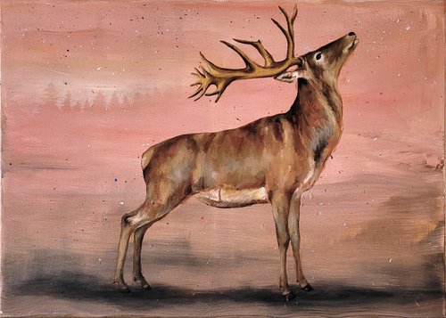 Christmas Deer by Lisa Braun
