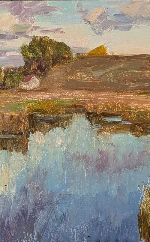 Autumn on the lake by Olga Samar