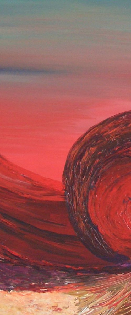 Molten Lava - abstract by Margaret Denholm