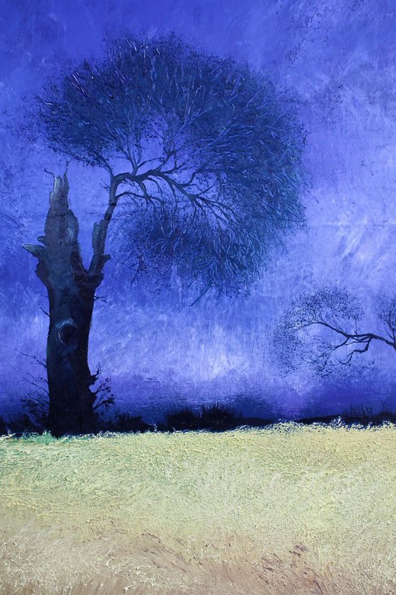 In the Field of the Lightning Trees (Large Painting)