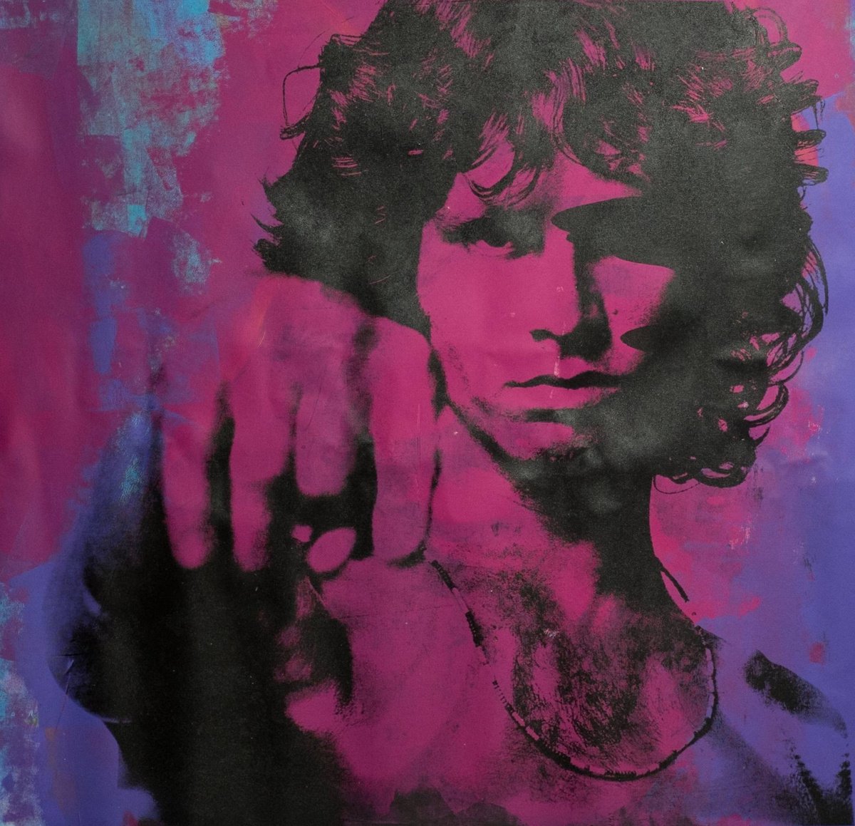 Jim Morrison of the The Doors Painting by Dane Shue by Dane Shue