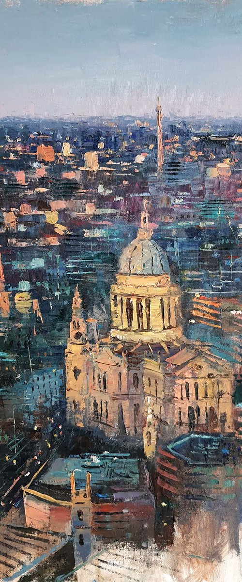 View of London with St Paul's by Roberto Ponte