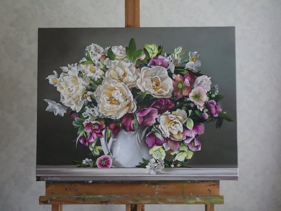 Floral Still Life Painting