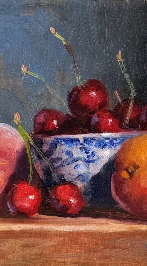 Pêche, Abricots et Cerises by Pascal Giroud