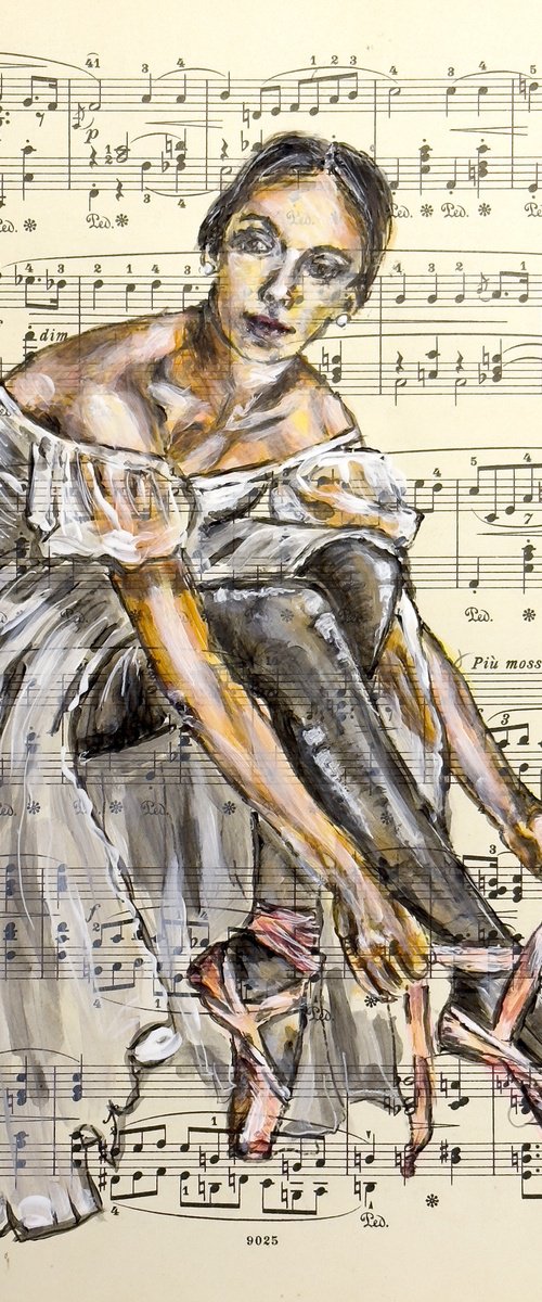 Ballerina LIII- Music Page by Misty Lady - M. Nierobisz