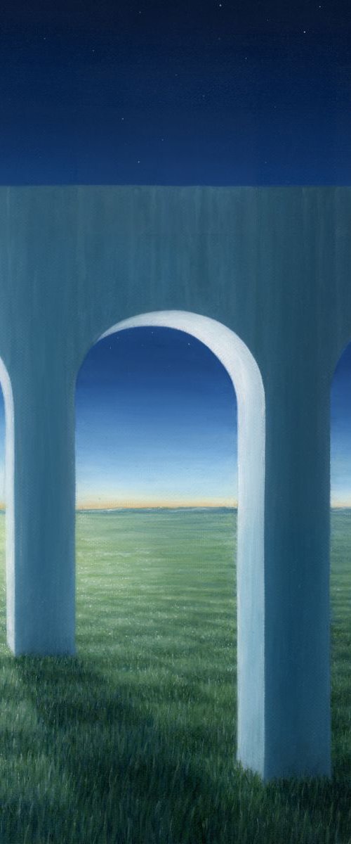 The Aqueduct by the Moon by Marlene Llanes