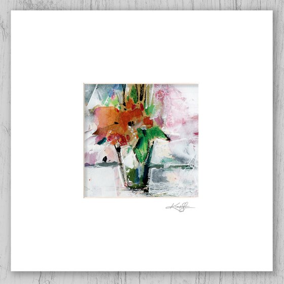 Floral Daydream 7 - Floral Watercolor Painting by Kathy Morton Stanion