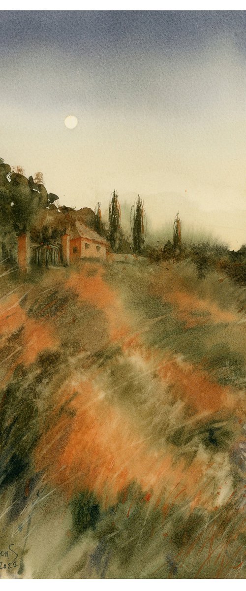Provence. Hot evening by Tatyana Tokareva