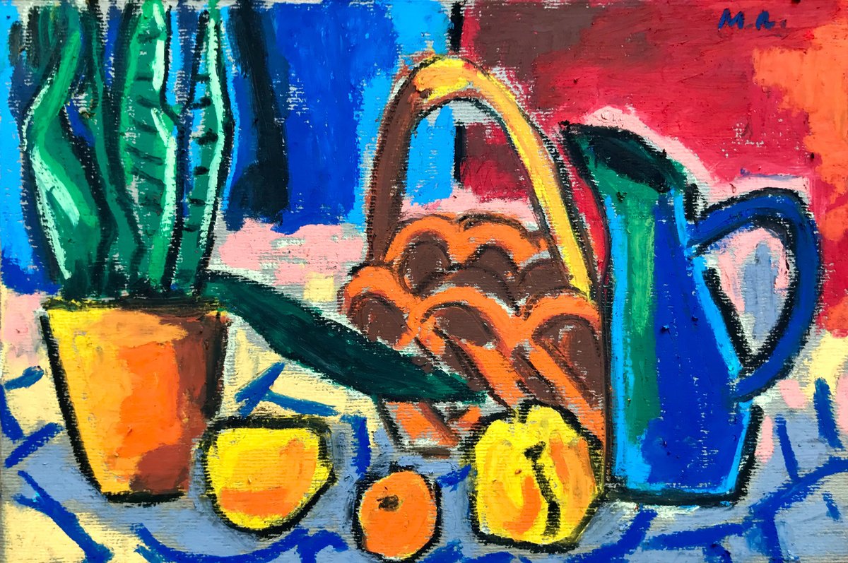 Still Life With Fruits by Milica Radovic