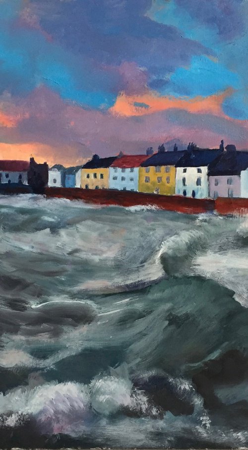 'Blustery day, Anstruther Harbour, Fife' by Stephen Howard Harrison