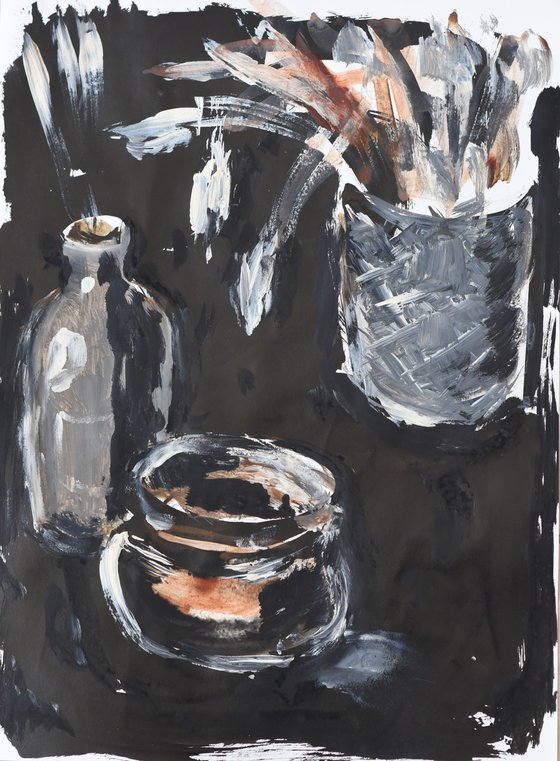 Black still life