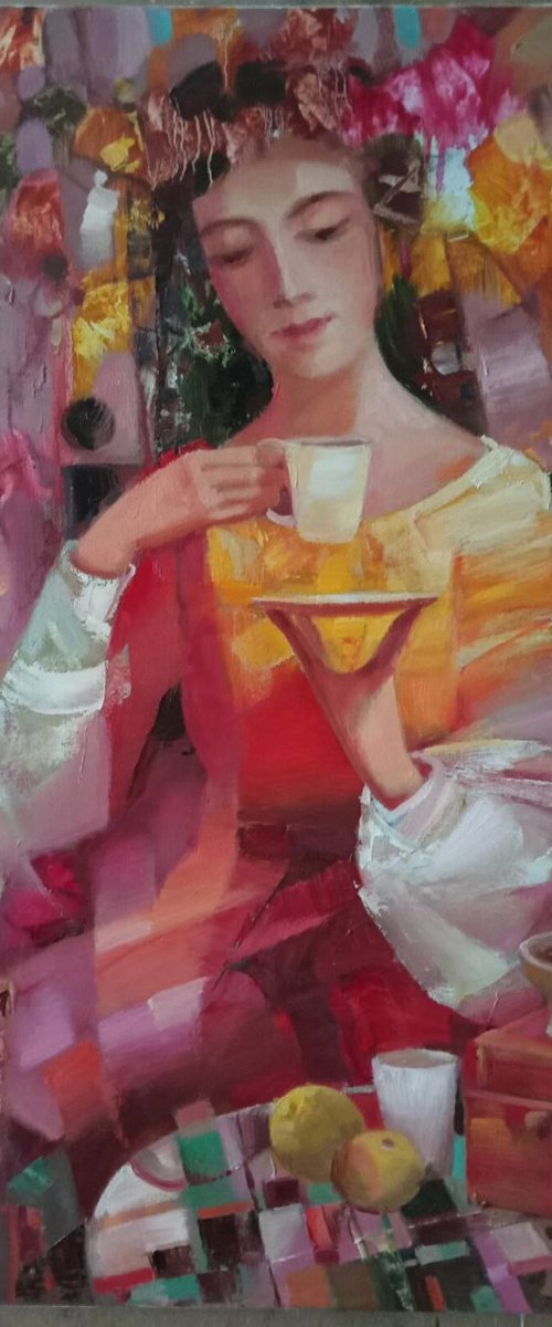 A cup of coffee by Anatolii Tarabаnov