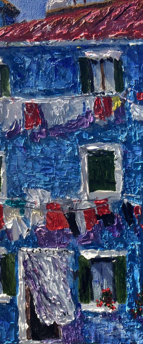 Laundry day at Burano by Inna Montano