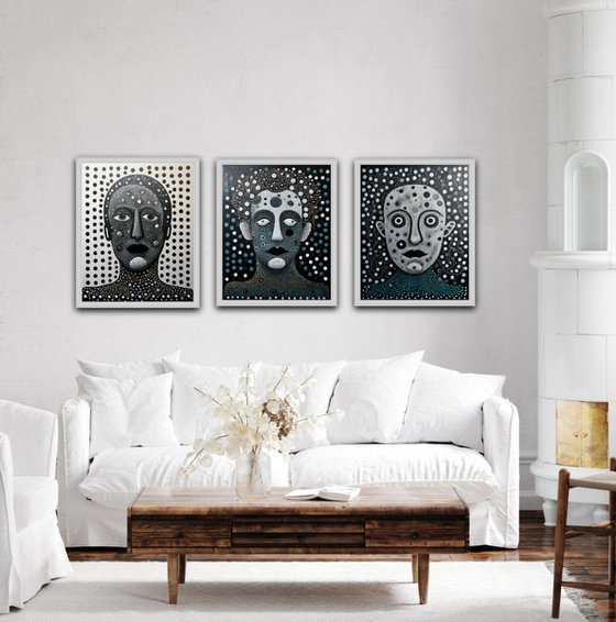 Triptych: Three Portraits