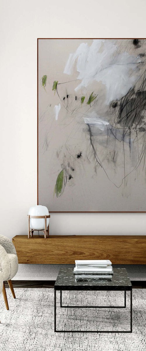 The Space Between Drawing and Paint I by Daniela Schweinsberg