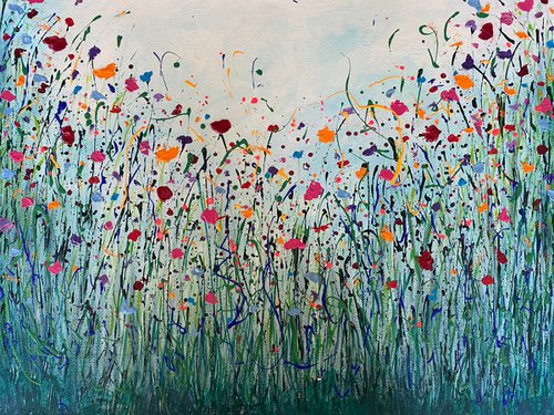 Glorious Poppies by Clare Hoath