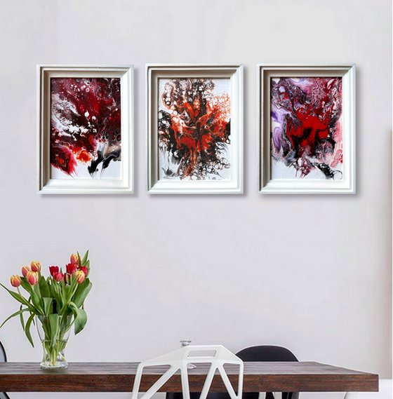 Triptych. Abstraction.