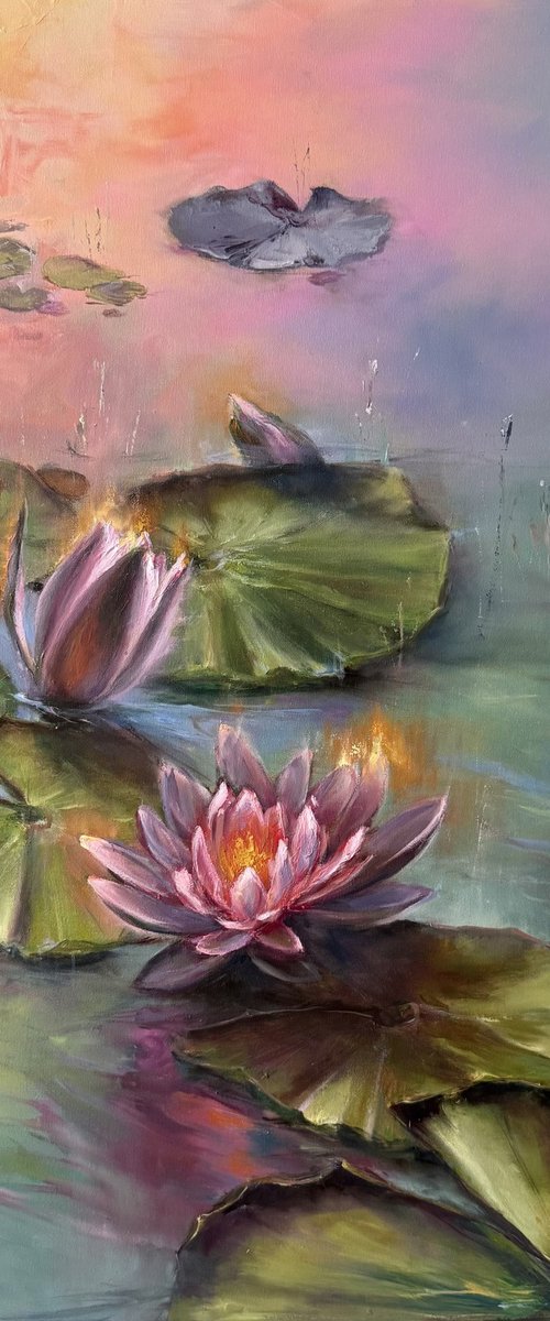 Lilies of Sunrise IV by Alesia Yeremeyeva