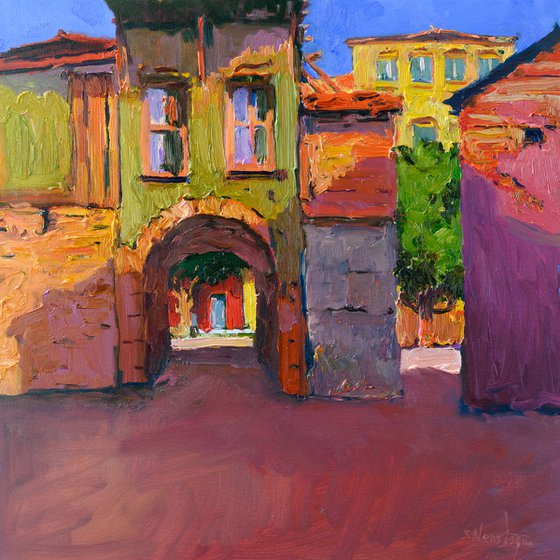 Old Backyard in Istanbul