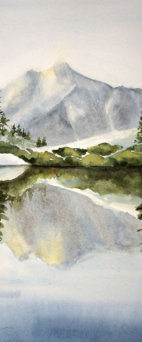 Morning Lake Hour by Yana Shvets