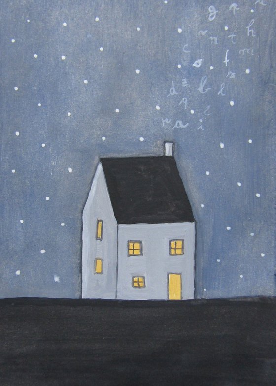 The  house in the night