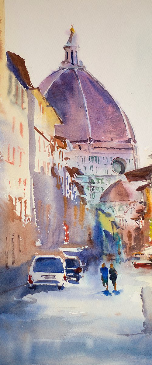 Florence in sunset light by Sasha Romm