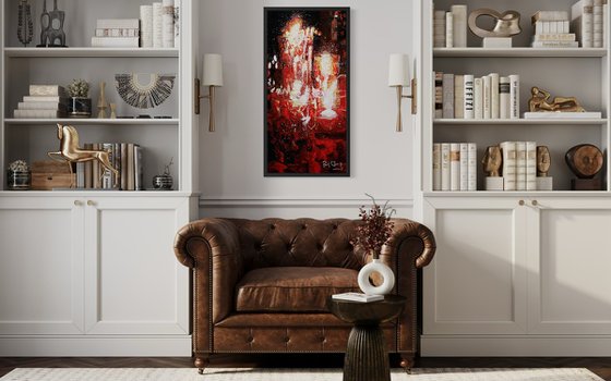 Candlelight and Wine Glasses