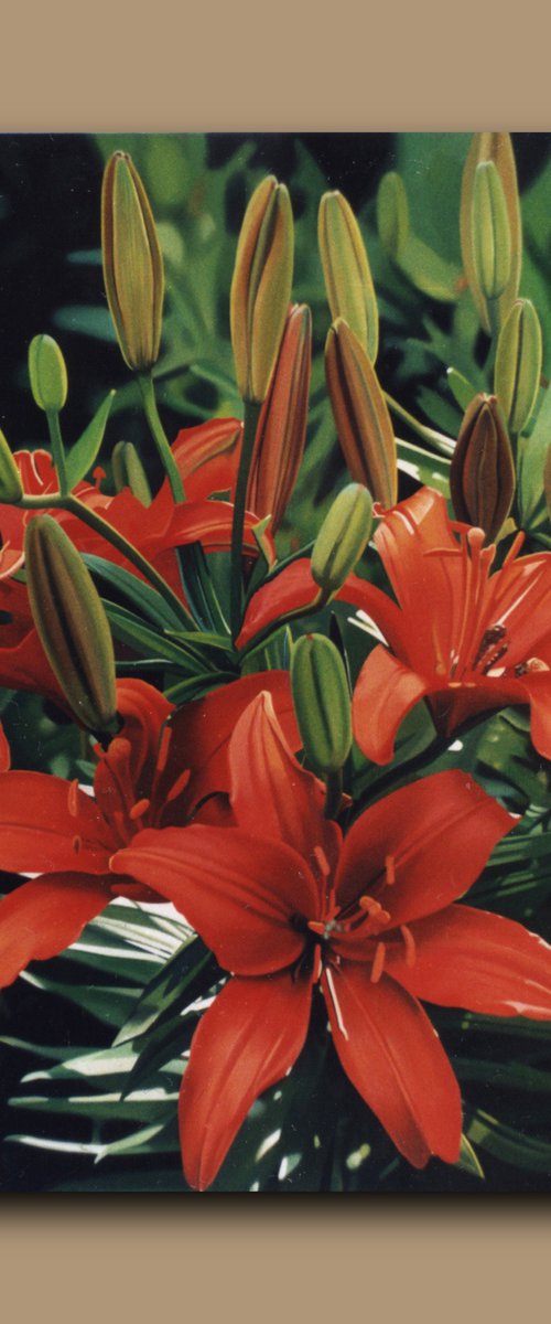 Flower painting by Valeri Tsvetkov