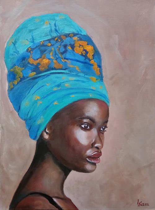 A beautiful  daughter of Africa by Liubov Samoilova