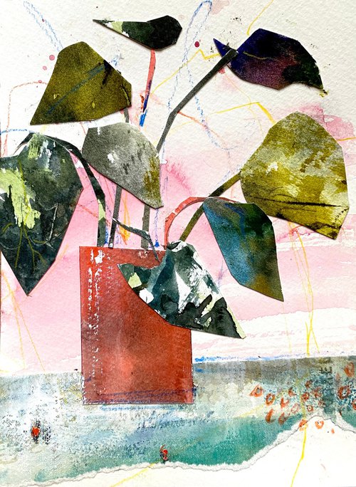Plant 8 - collage by Anna Boginskaia