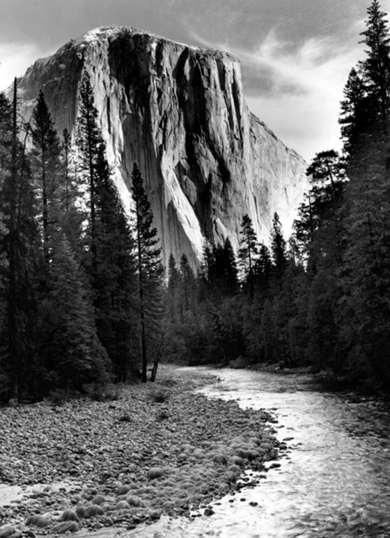 El Capitan from Merced River -Yosemite National  Park