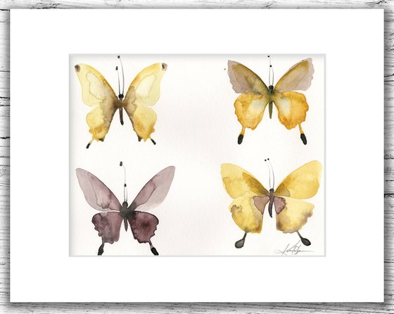 Four Butterflies 6 - Butterfly Art by Kathy Morton Stanion