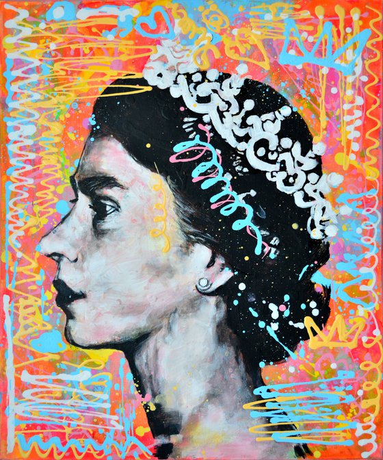 Queen Elizabeth II- Pop art