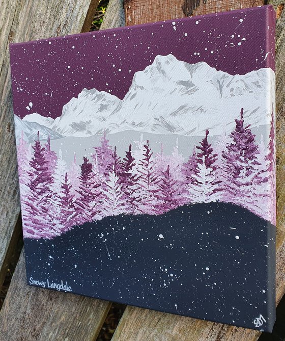Snowy Langdale, The Lake District