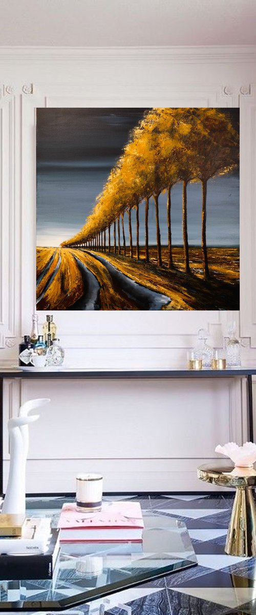 Autumn  fields II - Fields and Colors Series by Danijela Dan