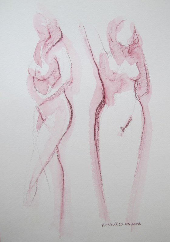 standing nude