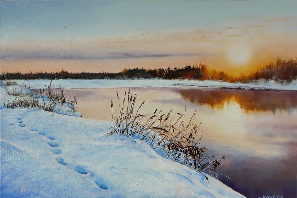 Winter Sunset by Natalia Shaykina