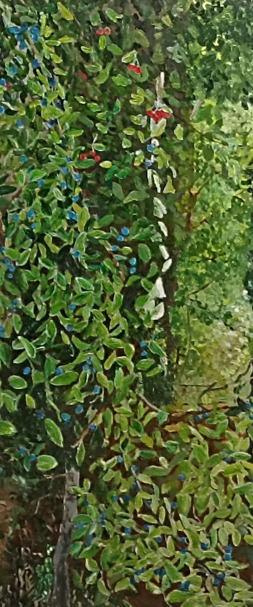 Tree blue thorn by Isabelle Lucas
